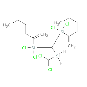 Silane, [(dichloromethylsilyl)methylene]bis[dichloro(1-methylenepentyl)-