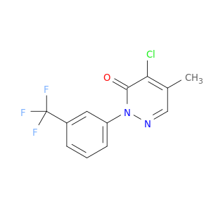 3(2H)-Pyridazinone, 4-chloro-5-methyl-2-[3-(trifluoromethyl)phenyl]-