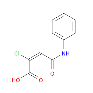 2-Butenoic acid, 2-chloro-4-oxo-4-(phenylamino)-, (E)-