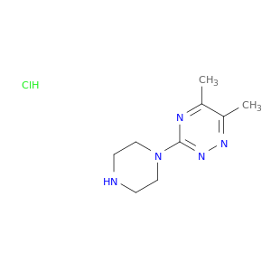 5,6-Dimethyl-3-(piperazin-1-yl)-1,2,4-triazine Hydrochloride