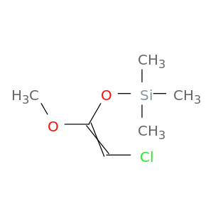 Silane, [(2-chloro-1-methoxyethenyl)oxy]trimethyl-