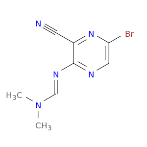 N - (5-溴-3-氰基 - 吡嗪-2-基)-N,N-二甲基甲脒