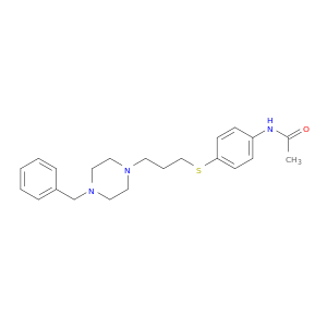 Acetamide,N-[4-[[3-[4-(phenylmethyl)-1-piperazinyl]propyl]thio]phenyl]-