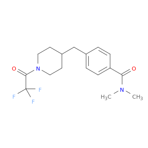 Benzamide, N,N-dimethyl-4-[[1-(trifluoroacetyl)-4-piperidinyl]methyl]-