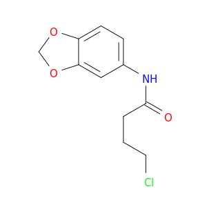 Butanamide, N-1,3-benzodioxol-5-yl-4-chloro-