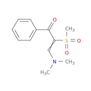 2-Propen-1-one, 3-(dimethylamino)-2-(methylsulfonyl)-1-phenyl-