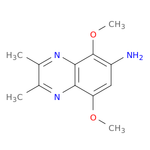 6-AMINO-5,8-DIMETHOXY-2,3-DIMETHYLQUINOXALINE