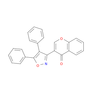 4H-1-Benzopyran-4-one, 3-(4,5-diphenyl-3-isoxazolyl)-