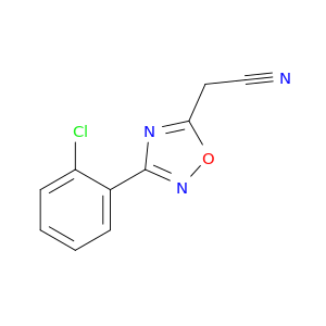 2-[3-(2-chlorophenyl)-1,2,4-oxadiazol-5-yl]acetonitrile