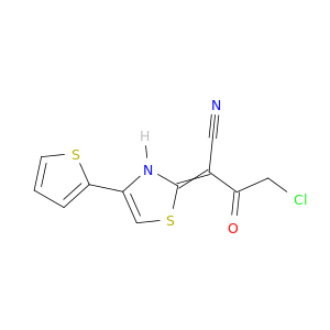 4-Chloro-3-oxo-2-[4-(thiophen-2-yl)-2,3-dihydro-1,3-thiazol-2-ylidene]butanenitrile
