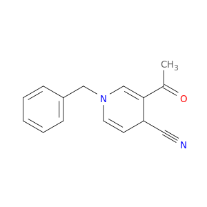 3-acetyl-1-benzyl-4H-pyridine-4-carbonitrile