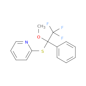 Pyridine, 2-[(2,2,2-trifluoro-1-methoxy-1-phenylethyl)thio]-