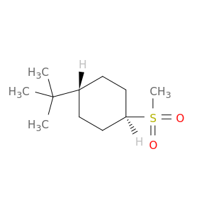 Cyclohexane, 1-(1,1-dimethylethyl)-4-(methylsulfonyl)-, trans-