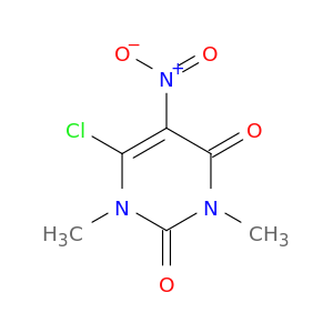 6-氯-1,3-二甲基-5-硝基-2,4(1H,3H)-吡啶二氧化嘧啶