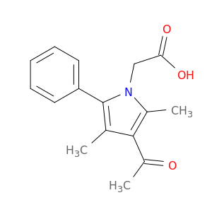 3-乙酰基-2,4-二甲基-5-苯基-1H-吡咯-1-乙酸
