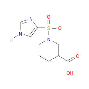 1-(1H-Imidazol-4-ylsulfonyl)piperidine-3-carboxylic Acid