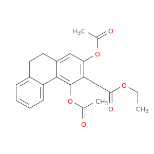 ETHYL 2,4-DIACETYLOXY-9,10-DIHYDROPHENANTHRENE-3-CARBOXYLATE