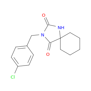 1,3-Diazaspiro[4.5]decane-2,4-dione, 3-[(4-chlorophenyl)methyl]-