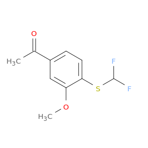 1-{4-[(Difluoromethyl)sulfanyl]-3-methoxyphenyl}ethan-1-one