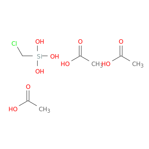 Silanetriol, (chloromethyl)-, triacetate