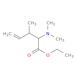 4-Pentenoic acid, 2-(dimethylamino)-3-methyl-, ethyl ester