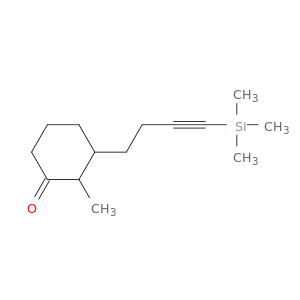 Cyclohexanone, 2-methyl-3-[4-(trimethylsilyl)-3-butynyl]-