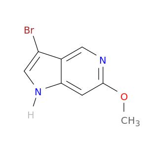3-Bromo-6-甲氧基-1H-吡咯[3,2-C]吡啶