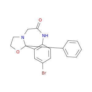 Oxazolo[3,2-d][1,4]benzodiazepin-6(5H)-one,10-bromo-2,3,7,11b-tetrahydro-11b-phenyl-