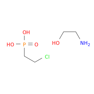 Phosphonic acid, P-(2-chloroethyl)-, compd. with 2-aminoethanol (1:1)