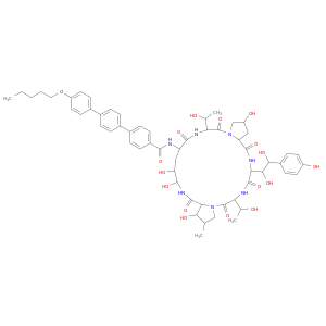 1-((4R,5R)-4,5-二羟基-L-鸟氨酸)康唑-4-戊氧基三联苯甲酰胺