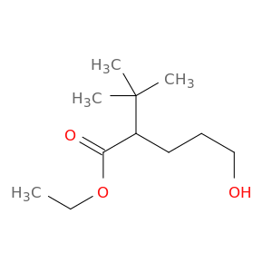 Pentanoic acid, 2-(1,1-dimethylethyl)-5-hydroxy-, ethyl ester