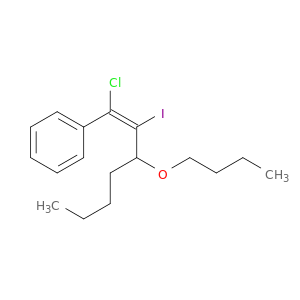 Benzene, [(1Z)-3-butoxy-1-chloro-2-iodo-1-heptenyl]-