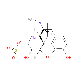 吗啡-6-磺酸,4,5-环氧-3,6-二羟基-17-甲基-,单钠盐,(5α)-