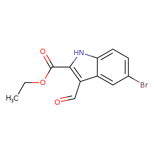 5-溴-3-甲醛基-1H-吲哚-2-羧酸乙酯