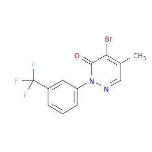 3(2H)-Pyridazinone, 4-bromo-5-methyl-2-[3-(trifluoromethyl)phenyl]-