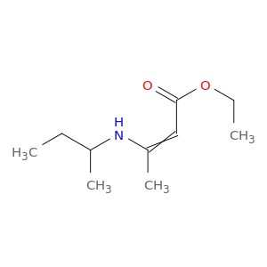 2-Butenoic acid, 3-[(1-methylpropyl)amino]-, ethyl ester