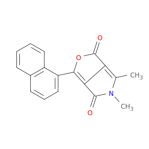 1H-Furo[3,4-c]pyrrole-1,4(5H)-dione, 5,6-dimethyl-3-(1-naphthalenyl)-