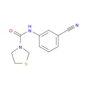 3-Thiazolidinecarboxamide, N-(3-cyanophenyl)-