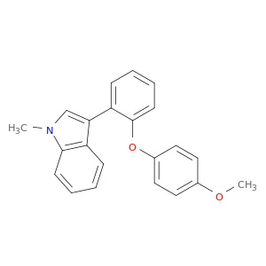 1H-Indole, 3-[2-(4-methoxyphenoxy)phenyl]-1-methyl-
