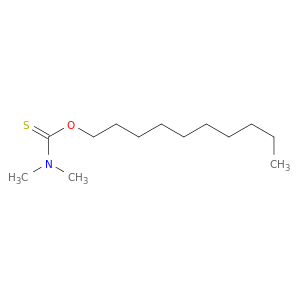 Carbamothioic acid, dimethyl-, O-decyl ester