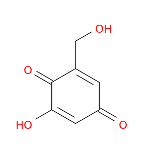 2,5-Cyclohexadiene-1,4-dione, 2-hydroxy-6-(hydroxymethyl)-