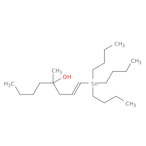 1-Octen-4-ol, 4-methyl-1-(tributylstannyl)-, (1E)-