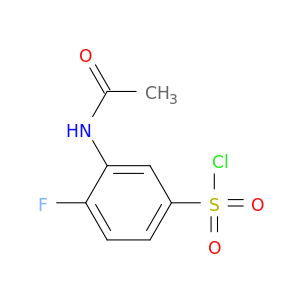 3-乙酰氨基-4-氟苯磺酰氯