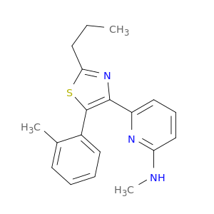 2-Pyridinamine, N-methyl-6-[5-(2-methylphenyl)-2-propyl-4-thiazolyl]-