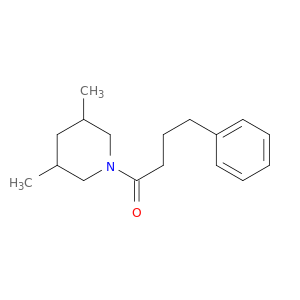 Piperidine, 3,5-dimethyl-1-(1-oxo-4-phenylbutyl)-