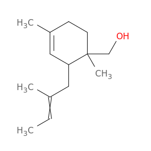 3-Cyclohexene-1-methanol, 1,4-dimethyl-2-(2-methyl-2-butenyl)-