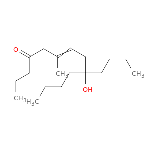 6-Tridecen-4-one, 9-butyl-9-hydroxy-6-methyl-