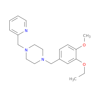 1-[(3-ethoxy-4-methoxy-phenyl)methyl]-4-(pyridin-2-ylmethyl)-2,3,5,6-tetrahydropyrazine