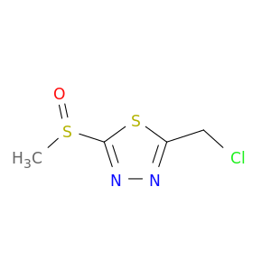 2-(氯甲基)-5-(甲基磺酰基)-1,3,4-噻二唑