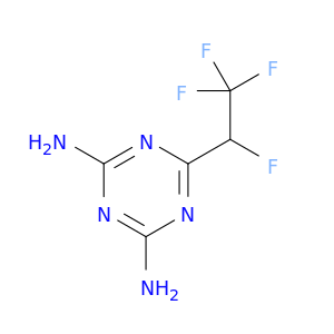 1,3,5-Triazine-2,4-diamine, 6-(1,2,2,2-tetrafluoroethyl)-